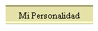 Mi Personalidad